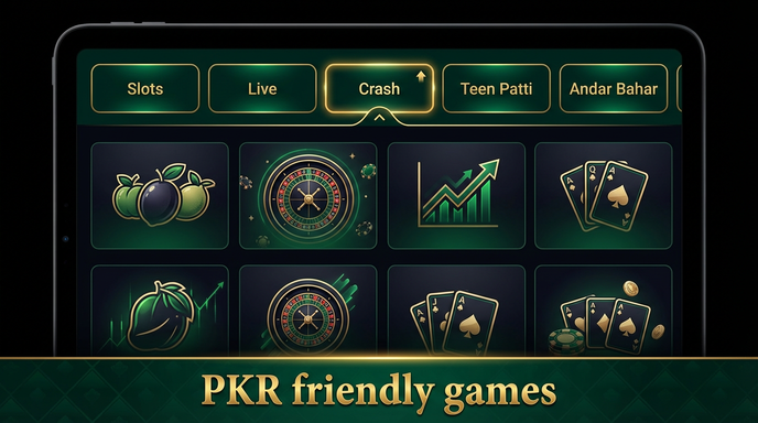 Game list for Gameistan PKR Game games section